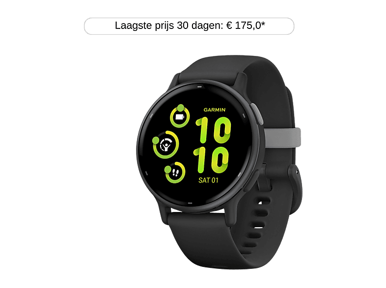 Garmin Vivoactive 5 Music Zwart/leisteen