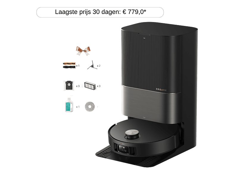 Dreame X50 Ultra Complete Robotstofzuiger Zwart